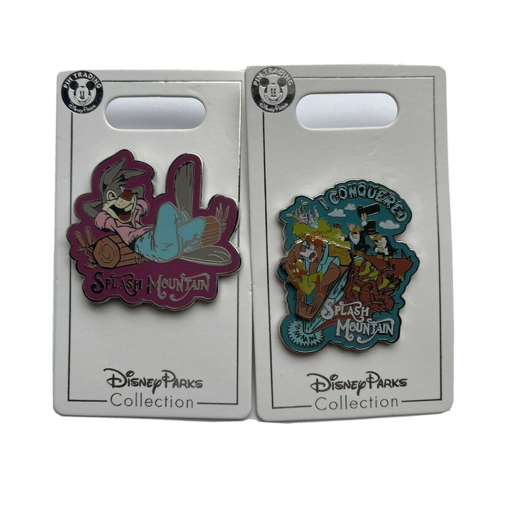 Disney Parks Splash Mountain Set of 2 Pins